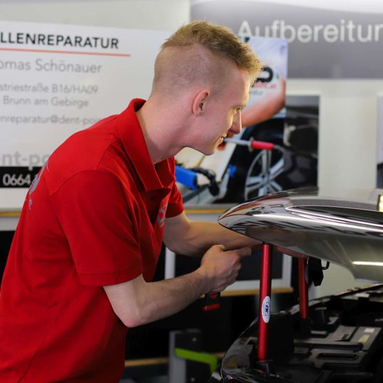 Mit unserer Methode wird der Originallack nicht beschädigt.